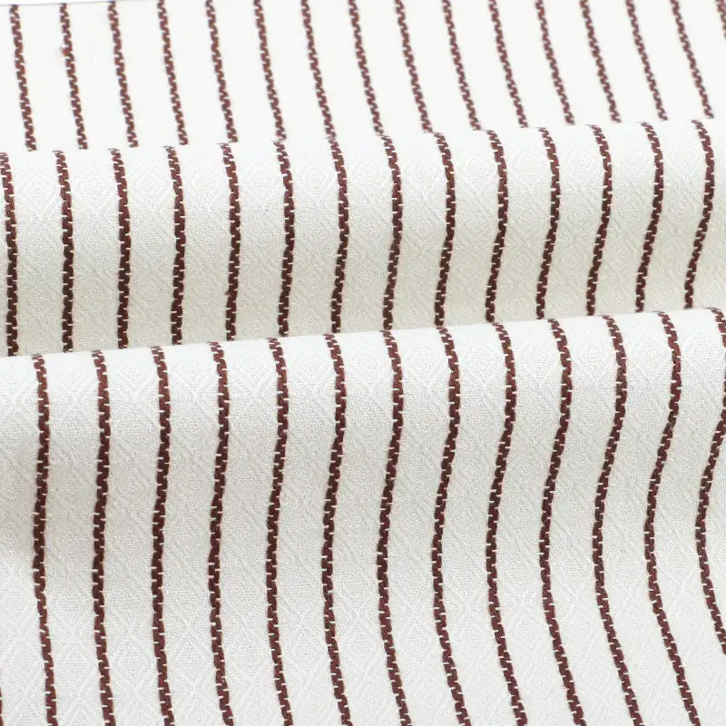 China Fabric for Shirt,Pants,Skirt,Shorts Yarn Dyed Stripe Natural Woven Fabric Cotton stripe color buy from China wholesaler bulk order at wholesale price free worldwide shipping Alibaba