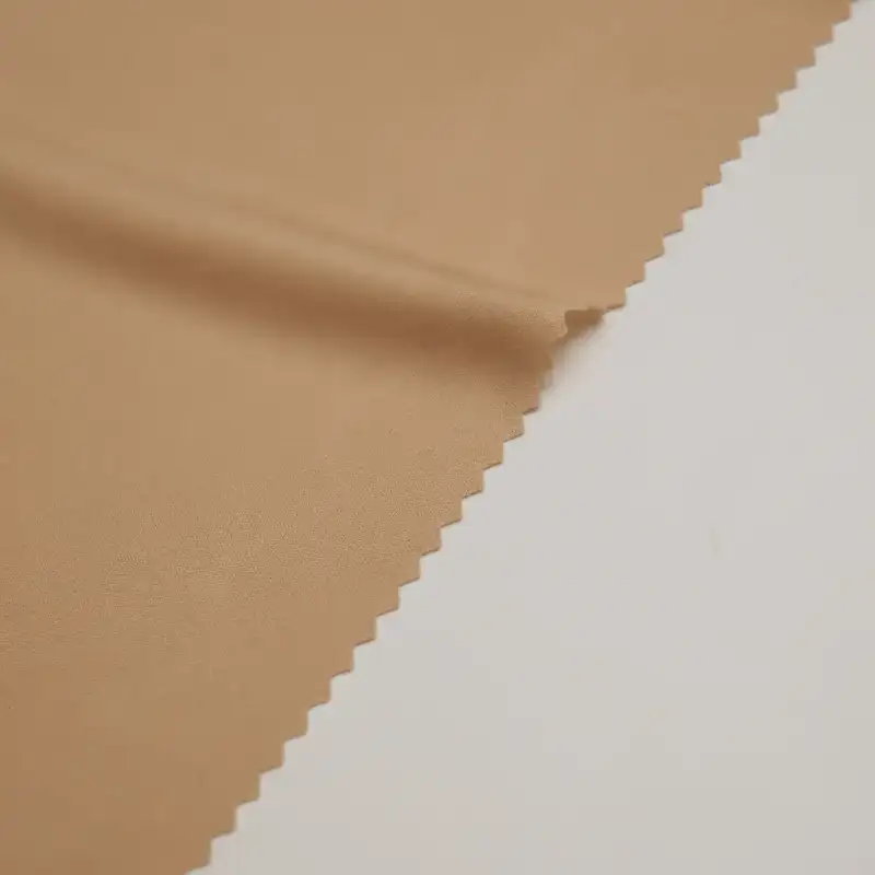 China Fabric for Yoga Clothes Interlock Knit Fabric Polyester COFFEE color buy from China wholesaler bulk order at wholesale price free worldwide shipping Alibaba