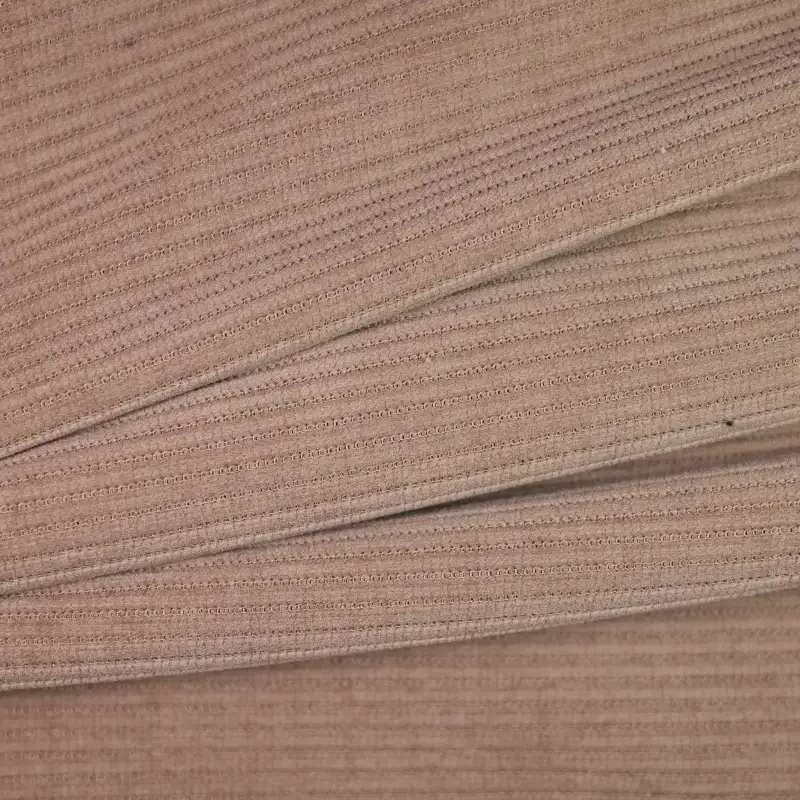 China Fabric for Pants,Blazer,Leggings,Knitted Trousers  knitted Corduroy Knit Fabric Polyester Spandex Khaki color buy from China wholesaler bulk order at wholesale price free worldwide shipping Alibaba