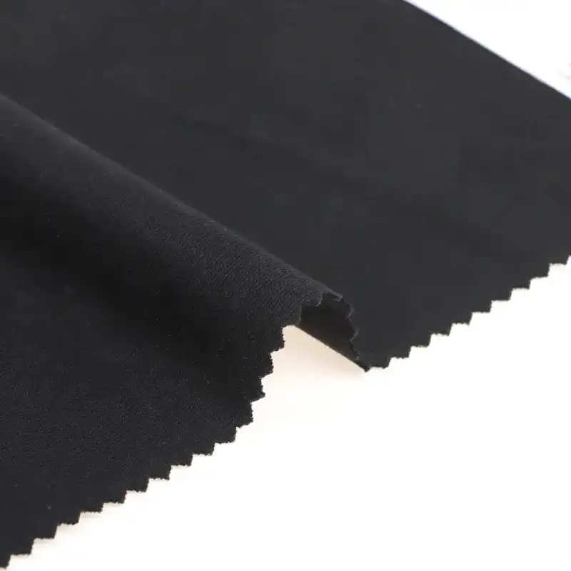 China Fabric for Jackets,Bomber jacket Ponte Roma Knit Fabric Rayon Nylon Spandex Black color buy from China wholesaler bulk order at wholesale price free worldwide shipping Alibaba
