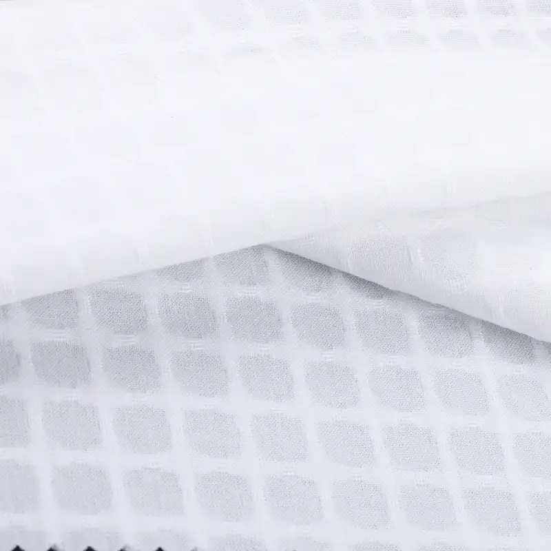 China Fabric for Shirt,Pants,Skirt,Shorts Cotton Dobby Natural Woven Fabric Cotton White color buy from China wholesaler bulk order at wholesale price free worldwide shipping Alibaba