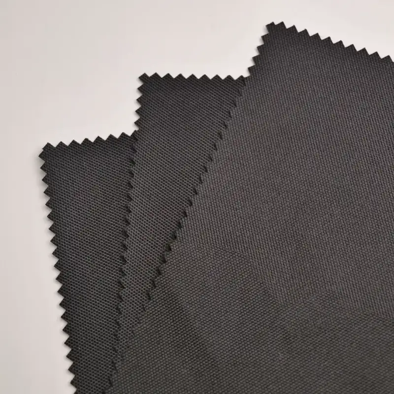 China Fabric for Jackets Polyester Oxford Synthetic Woven Fabric Polyester black color buy from China wholesaler bulk order at wholesale price free worldwide shipping Alibaba