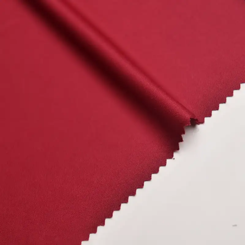 China Fabric for T-Shirt,Yoga Clothes,Yoga Pants,Sports Bras Interlock Knit Fabric Polyester Crimson red color buy from China wholesaler bulk order at wholesale price free worldwide shipping Alibaba