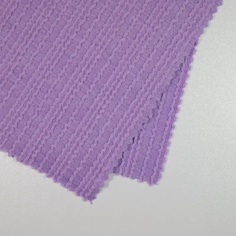 China Fabric for Blouse,Skirt Jacquard Knit Fabric Polyester Spandex blue color buy from China wholesaler bulk order at wholesale price free worldwide shipping Alibaba