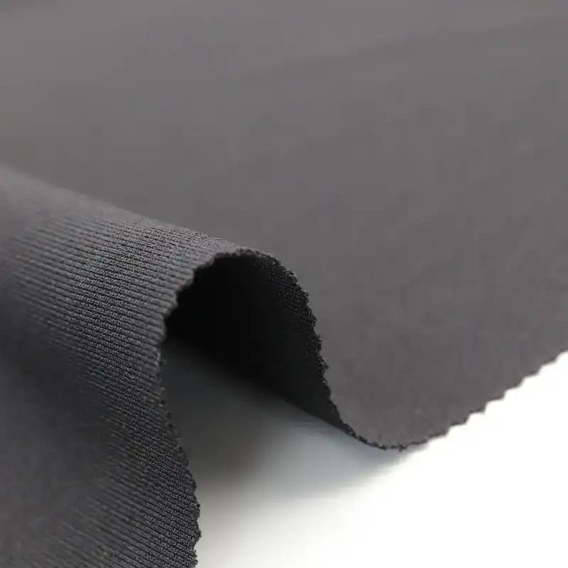 China Fabric for T-Shirt,Polo Shirt Cotton Plain Natural Woven Fabric Polyester Spandex black color buy from China wholesaler bulk order at wholesale price free worldwide shipping Alibaba