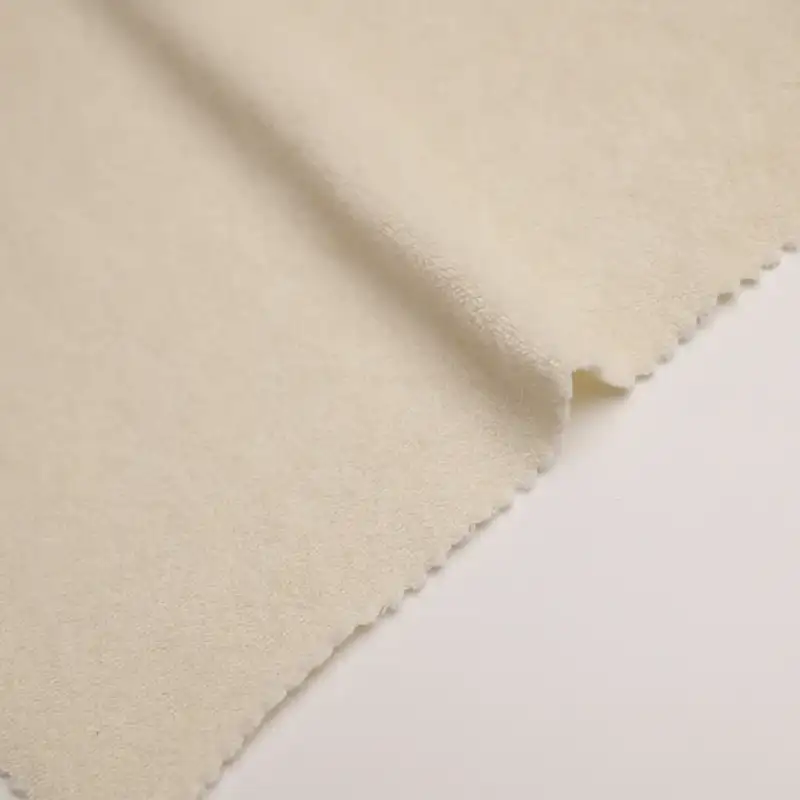 China Fabric for Hoodie,Pajamas,Loungewear French Terry Knit Fabric Cotton Polyester Solid -Cream color buy from China wholesaler bulk order at wholesale price free worldwide shipping Alibaba