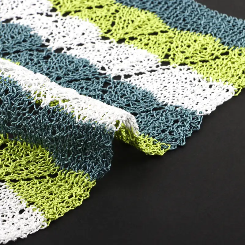 China Yarn for Polo Shirt,Crop Top,Full-Zipper Cardigan (Sweater),Half-Zipper Cardigan (Sweater) Core Spun Yarn Regular Yarn Recycled Polyester Polyester Green&white&blue color buy from China wholesaler bulk order at wholesale price free worldwide shipping Alibaba