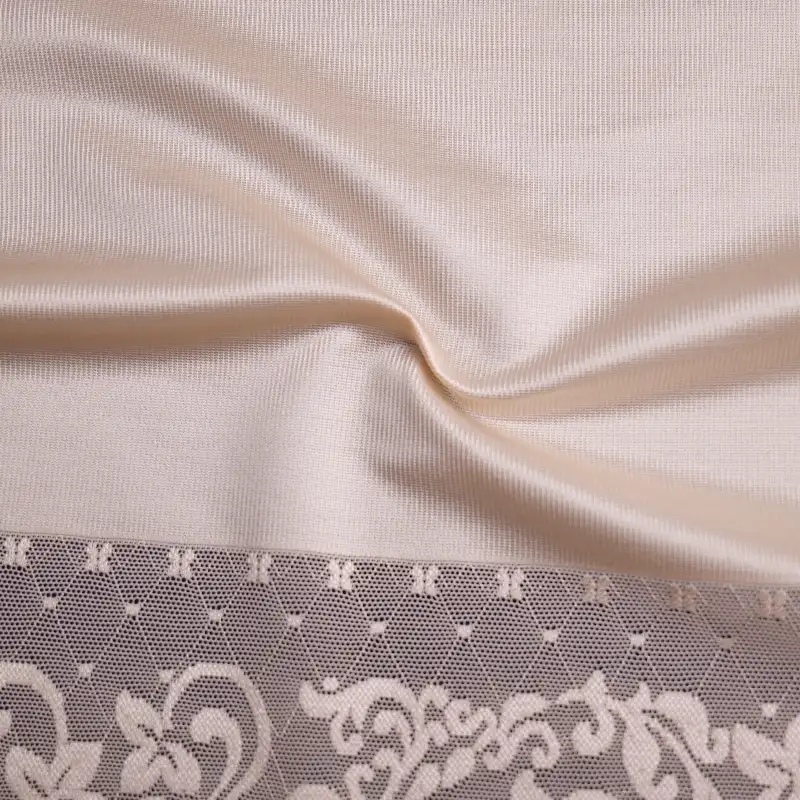 China Fabric for Blouse,Skirt,Shirt Long Sleeve Button ,Dresses (Pullover) ,Skirt  Lace Knit Fabric Nylon Spandex yellow color buy from China wholesaler bulk order at wholesale price free worldwide shipping Alibaba