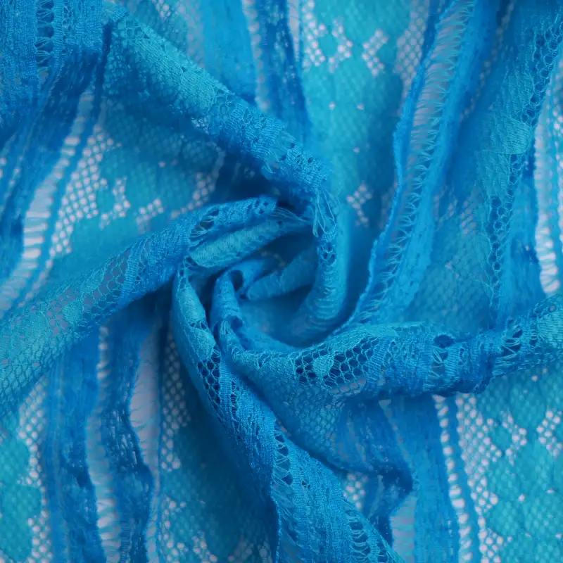 China Fabric for Skirt,Kids Lace Trim Dress,Lace-Up V-Neck Crop Top Lace Knit Fabric Polyamide Spandex white color buy from China wholesaler bulk order at wholesale price free worldwide shipping Alibaba