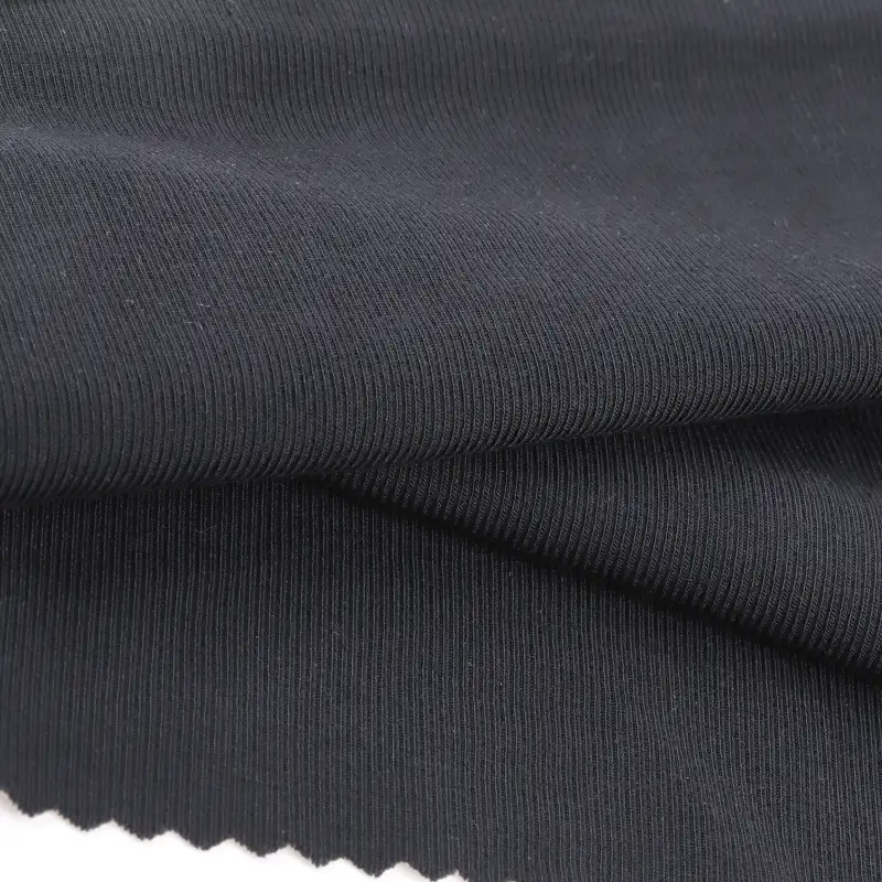 China Fabric for T-Shirt,Tank Top,Loungewear Single Jersey Knit Fabric Rayon Nylon Spandex Black color buy from China wholesaler bulk order at wholesale price free worldwide shipping Alibaba