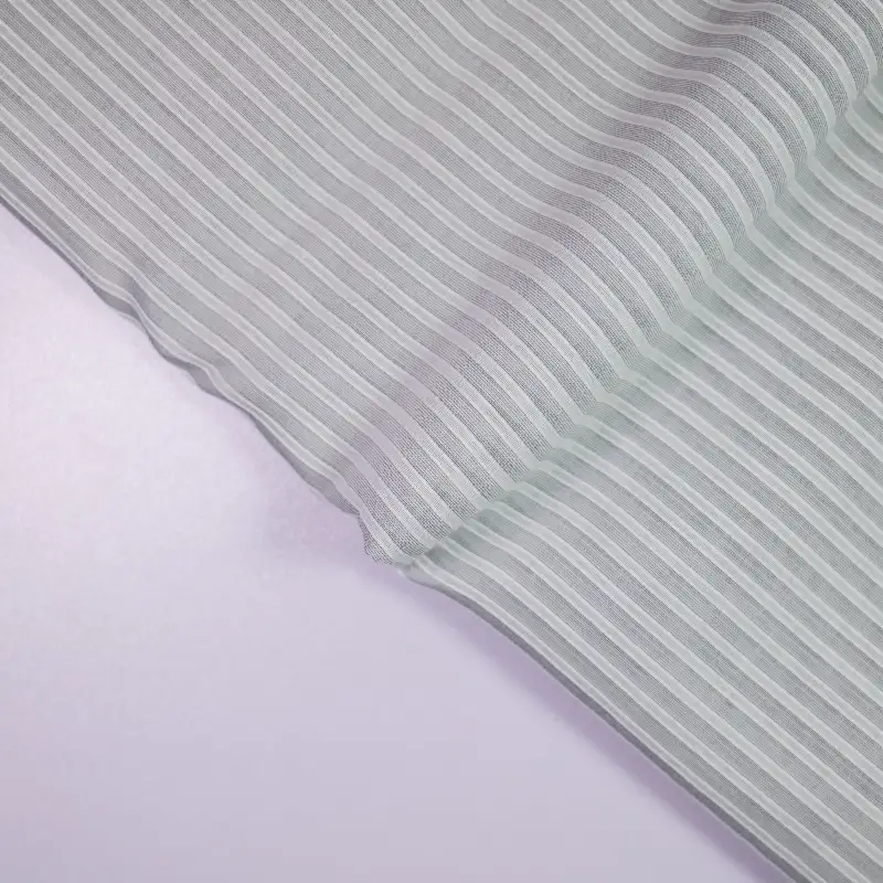 China Fabric for Blouse,Skirt,Shorts,Shirt Half Sleeve Button  Yarn Dyed Stripe Woven Blended Fabric Cotton Silk Gray color buy from China wholesaler bulk order at wholesale price free worldwide shipping Alibaba