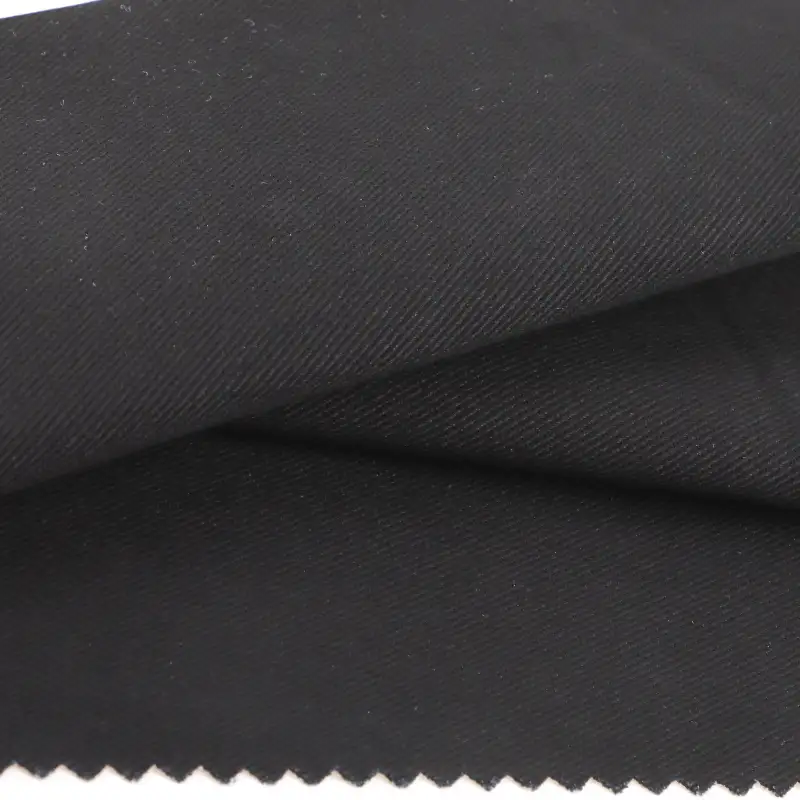 China Fabric for Shirt,Pants,Jackets Cotton Twill Natural Woven Fabric Cotton Spandex BLACK color buy from China wholesaler bulk order at wholesale price free worldwide shipping Alibaba