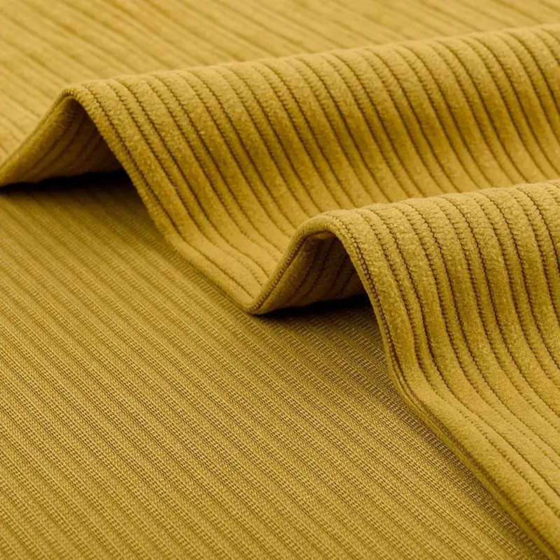 China Fabric for Pants,Blazer,Blouse,Skirt,Shorts,Jogger knitted Corduroy Knit Fabric Polyester Blue color buy from China wholesaler bulk order at wholesale price free worldwide shipping Alibaba