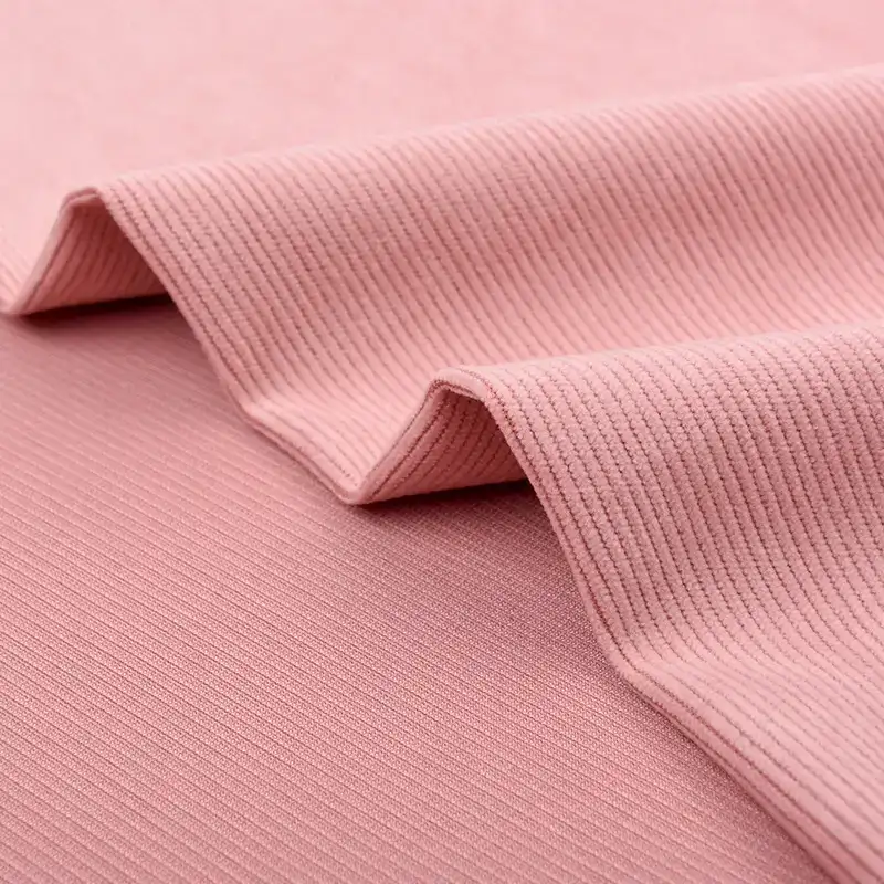 China Fabric for Pants,Blazer,Blouse,Skirt,Shorts,Jogger knitted Corduroy Knit Fabric Polyester Blue color buy from China wholesaler bulk order at wholesale price free worldwide shipping Alibaba