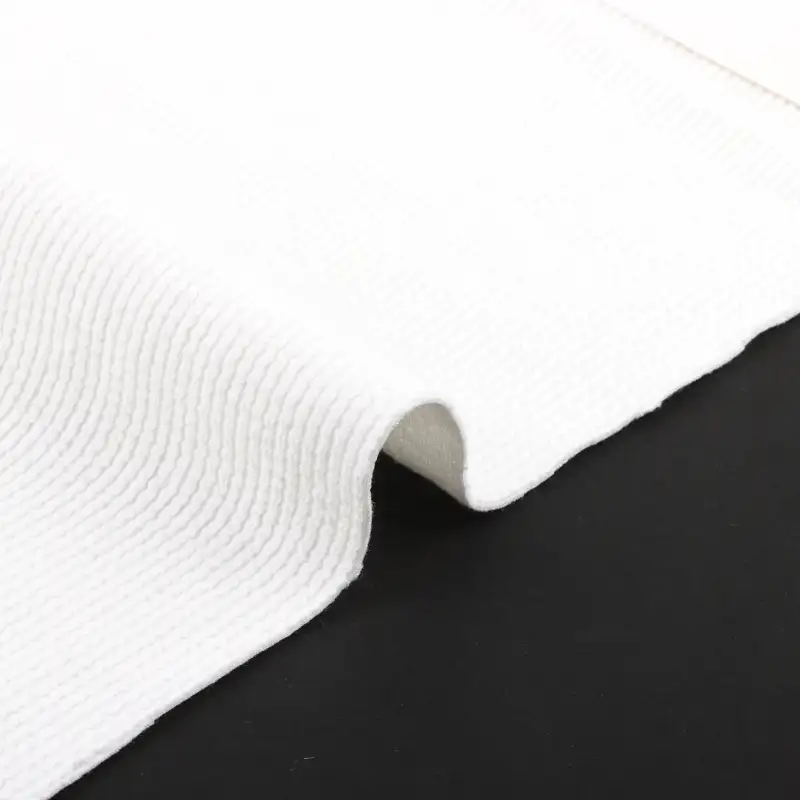 China Fabric for T-Shirt,Polo Shirt,Loungewear Weft Jacquard Knit Fabric Cotton Polyester Spandex white color buy from China wholesaler bulk order at wholesale price free worldwide shipping Alibaba