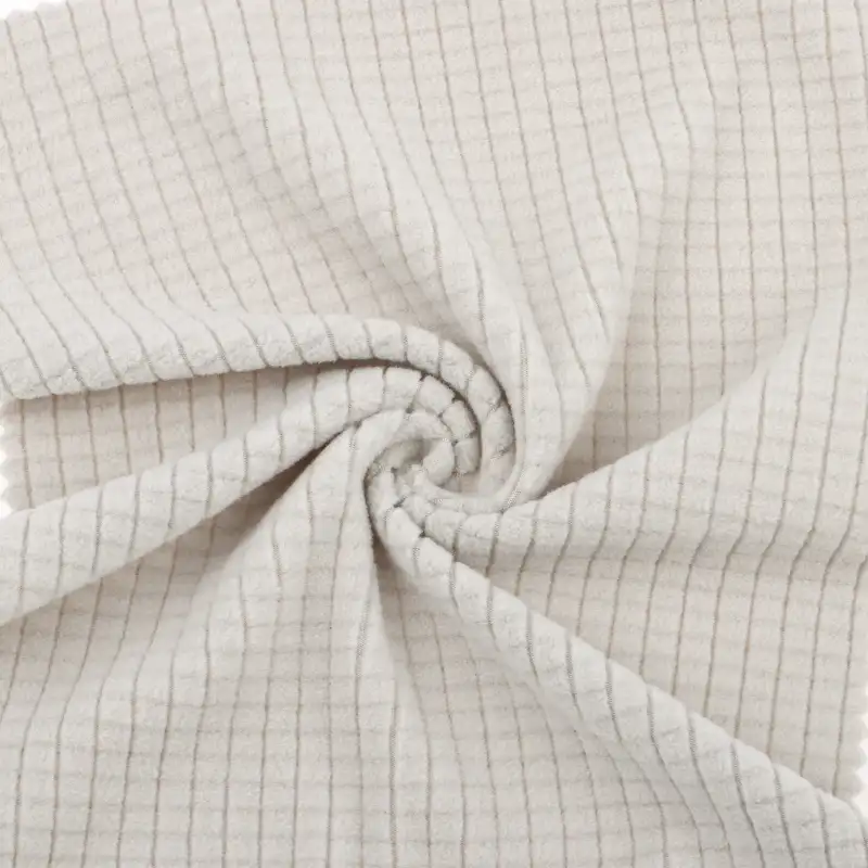 China Fabric for Hoodie,Pajamas,Loungewear Polar Fleece Knit Fabric Polyester Spandex Gray color buy from China wholesaler bulk order at wholesale price free worldwide shipping Alibaba