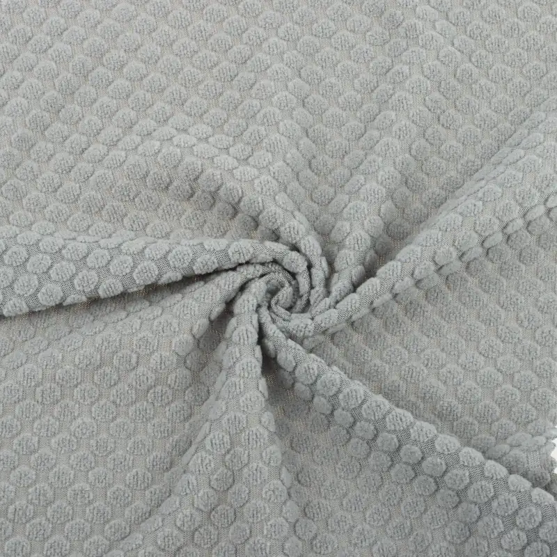 China Fabric for Jogger,Loungewear,Interlining Polar Fleece Knit Fabric Polyester Gray color buy from China wholesaler bulk order at wholesale price free worldwide shipping Alibaba