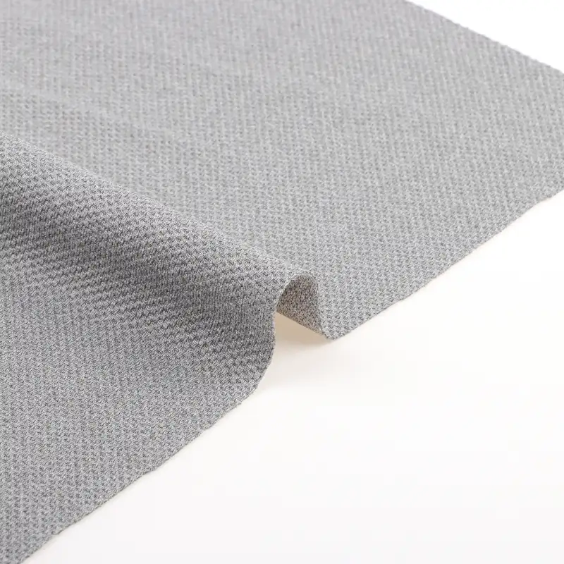 China Fabric for Pants,Tank Top,Shorts,Loungewear Weft Jacquard Knit Fabric Polyester Grey color buy from China wholesaler bulk order at wholesale price free worldwide shipping Alibaba