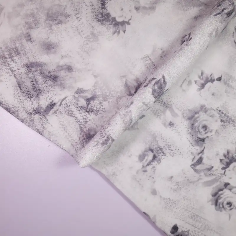 China Fabric for Shirt,Pants,Blouse,Crop Top Chiffon Woven Blended Fabric Nylon Rayon Gray color buy from China wholesaler bulk order at wholesale price free worldwide shipping Alibaba