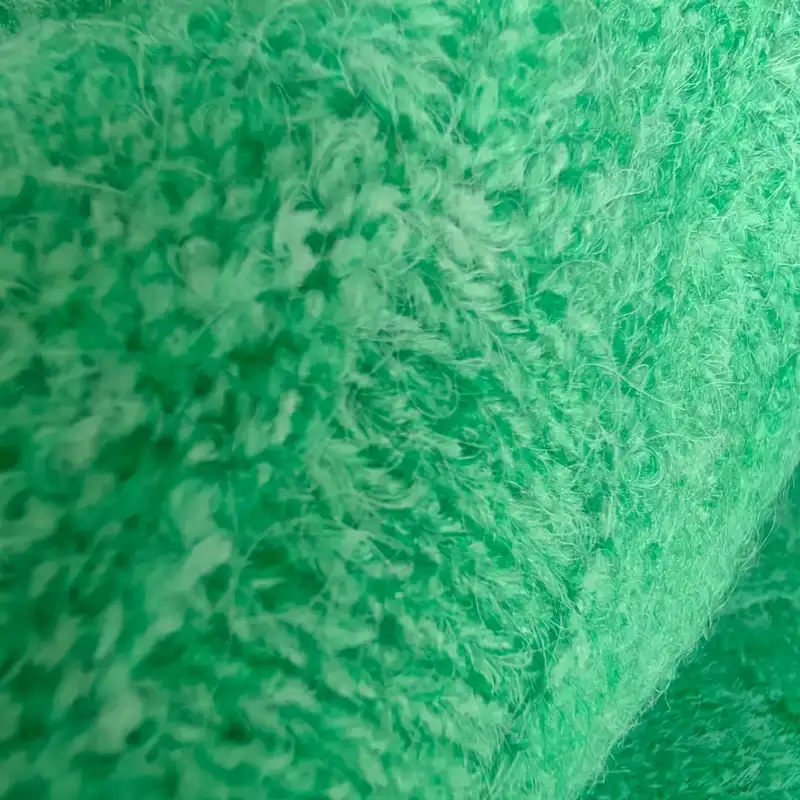 China Yarn for T-shirt (Sweater),Dresses (Pullover) (Sweater),Skirt (Sweater) Mossy Yarn Fancy Yarn Acrylic Polyester Elastane 绿色 color buy from China wholesaler bulk order at wholesale price free worldwide shipping Alibaba