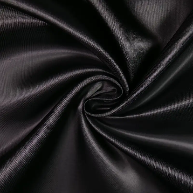 China Fabric for Interlining Polyester Pongee Synthetic Woven Fabric Polyester Rayon Black color buy from China wholesaler bulk order at wholesale price free worldwide shipping Alibaba