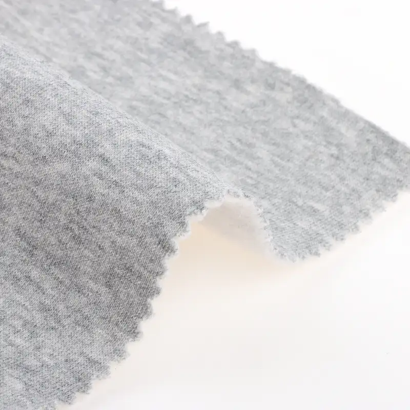 China Fabric for Pants,Loungewear,Tracksuits French Terry Knit Fabric Cotton Polyester Grey color buy from China wholesaler bulk order at wholesale price free worldwide shipping Alibaba