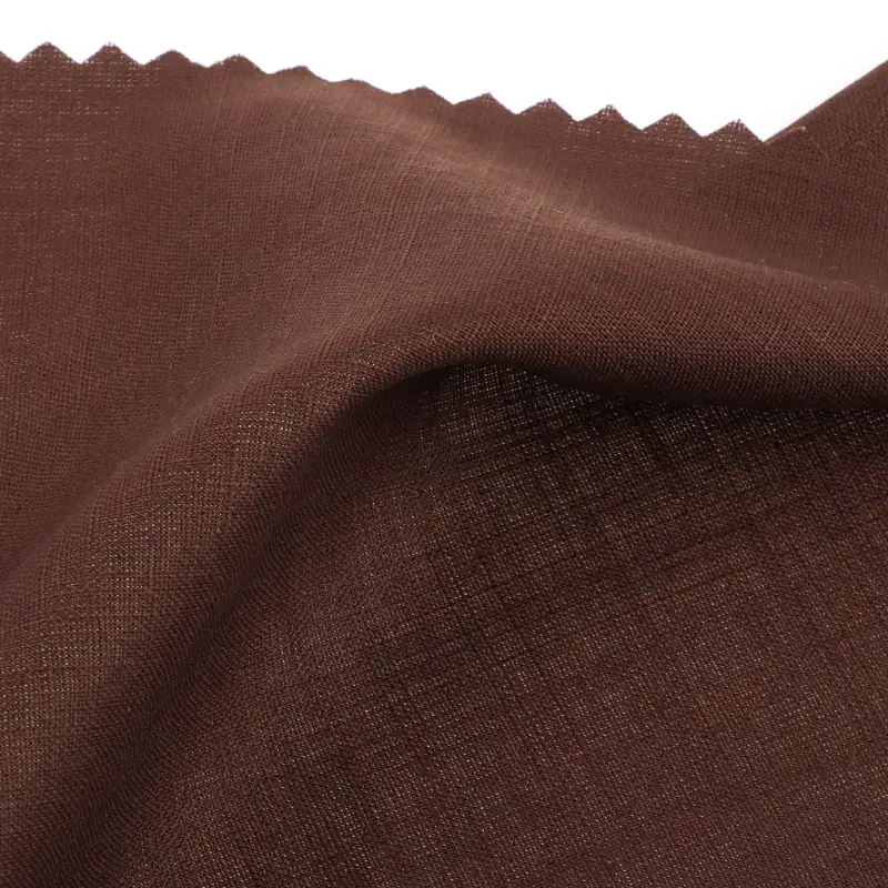 China Fabric for Tank Top,Crop Top,Skirt,Jogger Tencel Plain Natural Woven Fabric Lyocell BROWN color buy from China wholesaler bulk order at wholesale price free worldwide shipping Alibaba