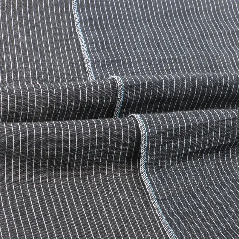 China Fabric for Shirt,Blouse Tencel/Cotton Denim Denim Cotton Lyocell STRIPE color buy from China wholesaler bulk order at wholesale price free worldwide shipping Alibaba