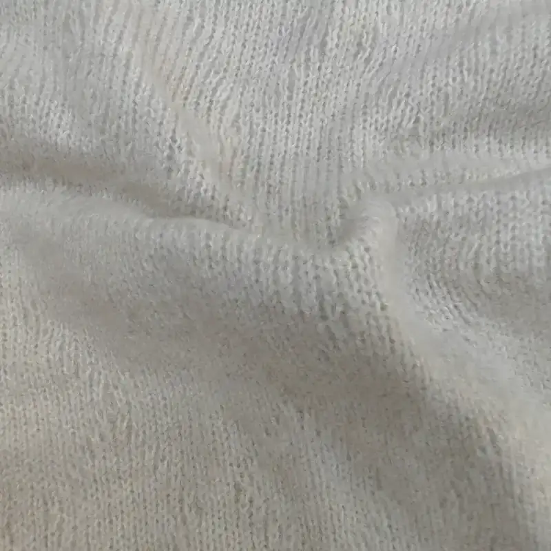 China Yarn for Crop Top,Hoodie,Full-Zipper Cardigan (Sweater),Half-Zipper Cardigan (Sweater) Mossy Yarn Fancy Yarn Acrylic Recycled Polyester Wool Spandex off-white color buy from China wholesaler bulk order at wholesale price free worldwide shipping Alibaba