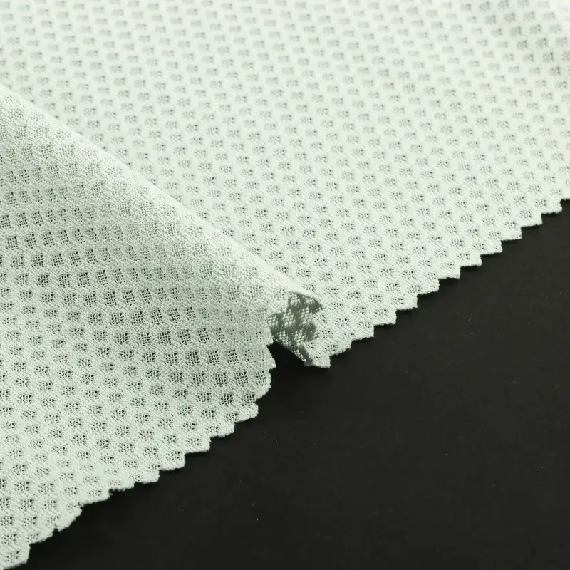 China Fabric for T-Shirt,Shorts Birdeye Mesh Knit Fabric Polyester Cotton Grey color buy from China wholesaler bulk order at wholesale price free worldwide shipping Alibaba