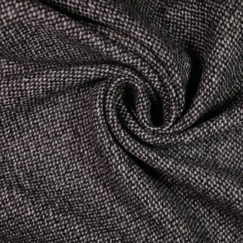 China Fabric for Suit Trouser,Jackets,Blazer,Overcoat,Suit Chanel-Style Fabric Woolen Polyester Wool Chemical Fiber Black color buy from China wholesaler bulk order at wholesale price free worldwide shipping Alibaba