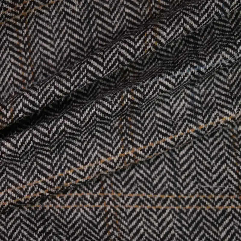 China Fabric for Suit Trouser,Blazer,Skirt ,Over Shirt Chanel-Style Fabric Woolen Polyester Chemical Fiber Wool Black color buy from China wholesaler bulk order at wholesale price free worldwide shipping Alibaba