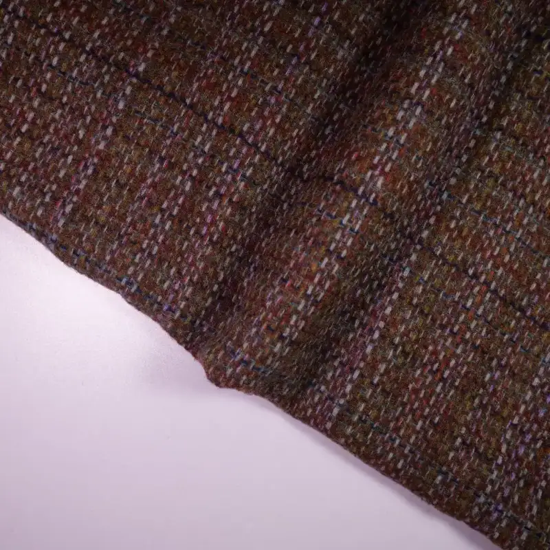 China Fabric for Pants,Suit Trouser,Jackets,Blazer,Overcoat,Suit,Uniform Chanel-Style Fabric Woolen Polyester Wool Chemical Fiber Red color buy from China wholesaler bulk order at wholesale price free worldwide shipping Alibaba