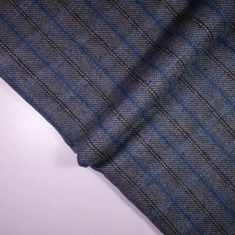 China Fabric for Overcoat,Suit,Knitted Jacket ,Chino Chanel-Style Fabric Woolen Polyester Chemical Fiber Wool Navy color buy from China wholesaler bulk order at wholesale price free worldwide shipping Alibaba