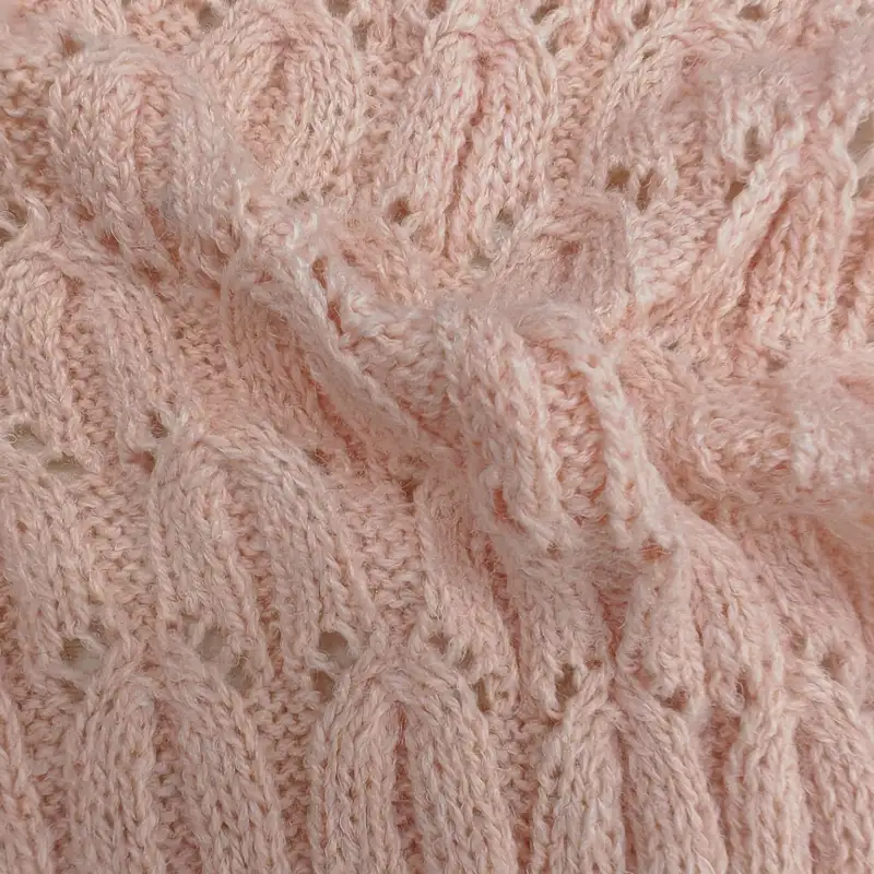 China Yarn for Hoodie,Open Cardigan (Sweater),Round Neck Pullover (Sweater),Crop Top Pullover (Sweater) Core Spun Yarn Regular Yarn Polyester Acrylic Linen Pink color buy from China wholesaler bulk order at wholesale price free worldwide shipping Alibaba