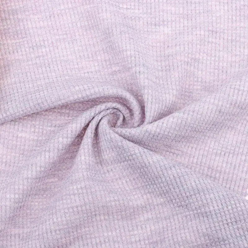China Fabric for Loungewear,Pajamas,Hoodie Waffle Knit Fabric Polyester Cotton Blue and white color buy from China wholesaler bulk order at wholesale price free worldwide shipping Alibaba