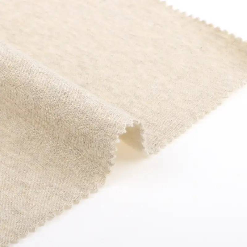 China Fabric for T-Shirt,Polo Shirt,Crop Top,Jogger,Loungewear French Terry Knit Fabric Cotton Polyester oat color color buy from China wholesaler bulk order at wholesale price free worldwide shipping Alibaba