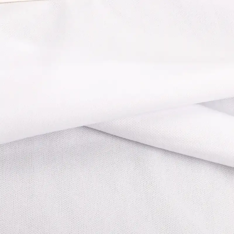 China Fabric for T-Shirt,Polo Shirt,Tank Top,Crop Top Single Jersey Knit Fabric Polyester Viscose Spandex white color buy from China wholesaler bulk order at wholesale price free worldwide shipping Alibaba