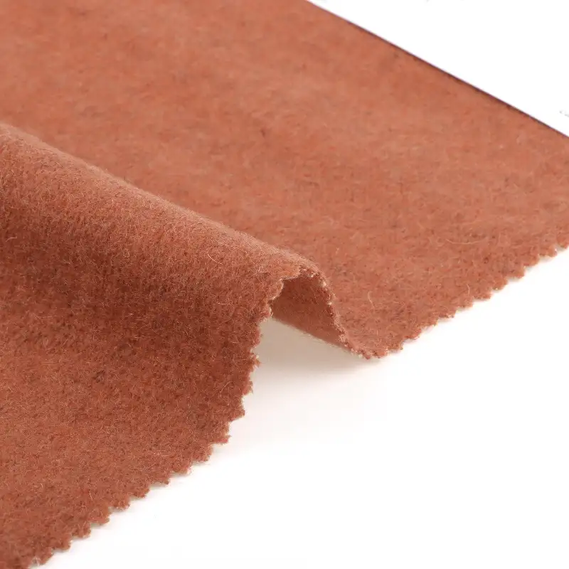 China Fabric for Open Cardigan ,Knitted Jacket ,Crew Neck Pullover ,Crop Top Pullover  Hacci Knit Fabric Wool Nylon Polyester Brick-red color buy from China wholesaler bulk order at wholesale price free worldwide shipping Alibaba