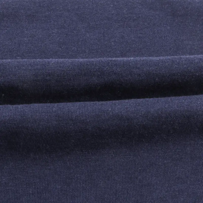 China Fabric for T-Shirt,Polo Shirt,Tank Top,Crop Top Single Jersey Knit Fabric Pima cotton Merino Wool Dark blue color buy from China wholesaler bulk order at wholesale price free worldwide shipping Alibaba
