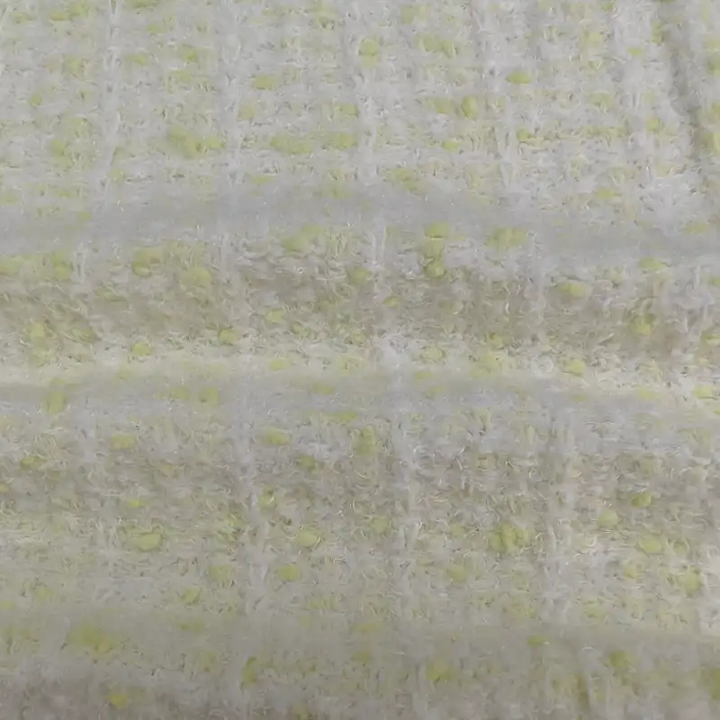 China Yarn for Hoodie,Open Cardigan (Sweater),Crew Neck Pullover (Sweater),Crop Top Pullover (Sweater) Teddy Yarn Fancy Yarn Polyester Recycled Polyester white and green color buy from China wholesaler bulk order at wholesale price free worldwide shipping Alibaba