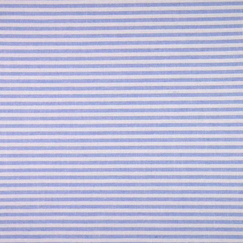 China Fabric for Shirt,Blouse,Crop Top,Skirt Yarn Dyed Stripe Woven Blended Fabric Cotton Polyester Rayon Blue color buy from China wholesaler bulk order at wholesale price free worldwide shipping Alibaba