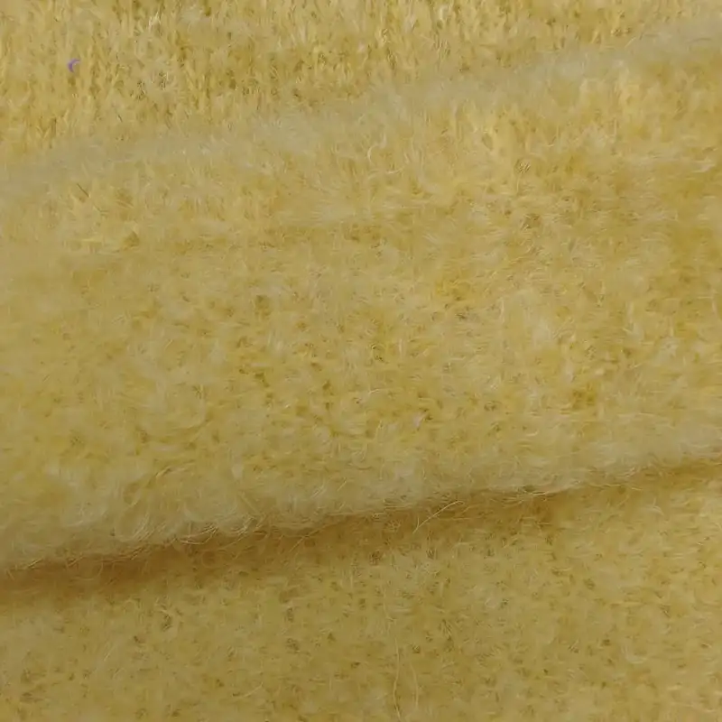 China Yarn for Hoodie,Open Cardigan (Sweater),Round Neck Pullover (Sweater),Crop Top Pullover (Sweater) Boucle Yarn Fancy Yarn Wool Nylon Spandex yellow color buy from China wholesaler bulk order at wholesale price free worldwide shipping Alibaba