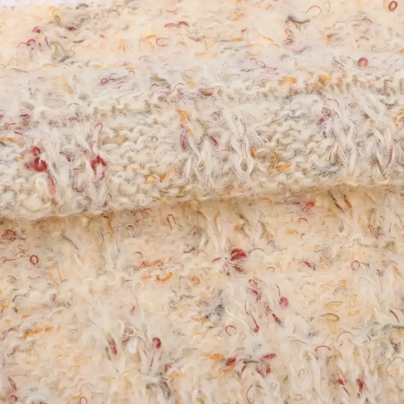 China Yarn for Ladies Vest (Sweater),Crop Top Pullover (Sweater),Dresses (Cardigan Button) (Sweater) Boucle Yarn Fancy Yarn Nylon Polyester Acrylic yellow color buy from China wholesaler bulk order at wholesale price free worldwide shipping Alibaba