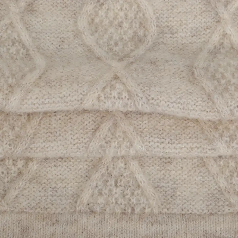 China Yarn for Crop Top Pullover (Sweater),Dresses (Cardigan Open) (Sweater) Semi-Worsted Spun Regular Yarn Recycled Polyester Polyester Acrylic Wool Spandex White color buy from China wholesaler bulk order at wholesale price free worldwide shipping Alibaba