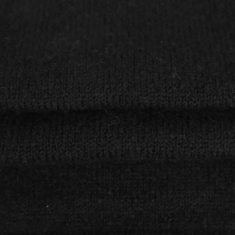 China Yarn for Half-Zipper Cardigan (Sweater),Knitted Jacket (Sweater),Hoodie  (Sweater) Mossy Yarn Fancy Yarn Recycled Polyester Acrylic Wool Spandex Black color buy from China wholesaler bulk order at wholesale price free worldwide shipping Alibaba