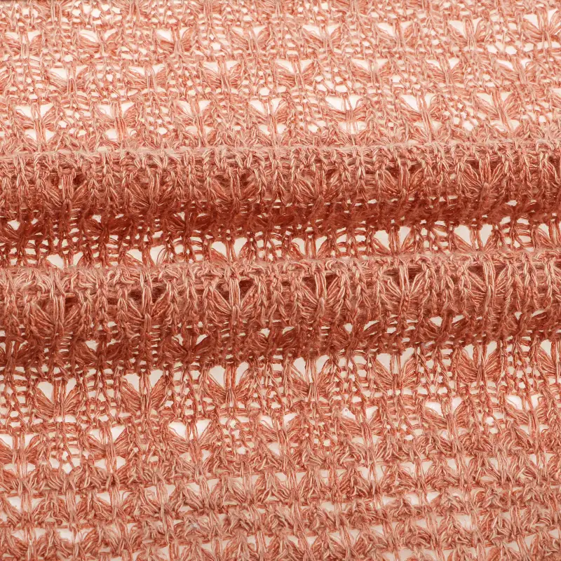 China Fabric for Shirt,Pants,Polo Shirt,Tank Top Hacci Knit Fabric Polyester orange color buy from China wholesaler bulk order at wholesale price free worldwide shipping Alibaba