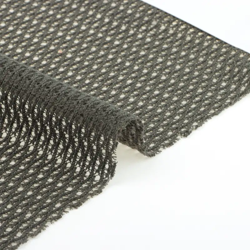 China Fabric for Shirt,Pants,Blouse,Crop Top Hacci Knit Fabric Polyester Elastane Army-green color buy from China wholesaler bulk order at wholesale price free worldwide shipping Alibaba