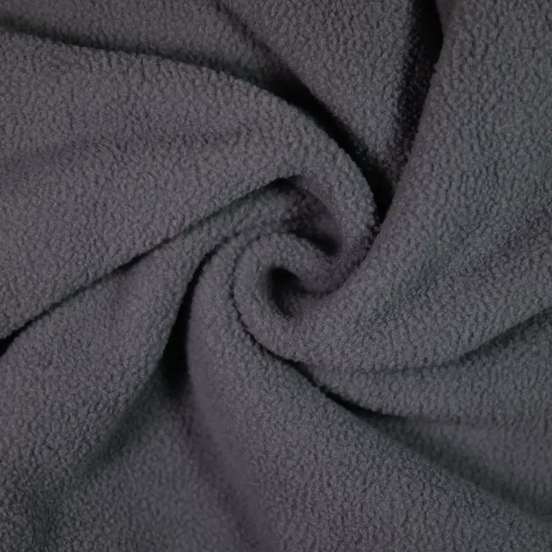 China Fabric for Hoodie,Pajamas,Loungewear Polar Fleece Knit Fabric Polyester gray color buy from China wholesaler bulk order at wholesale price free worldwide shipping Alibaba