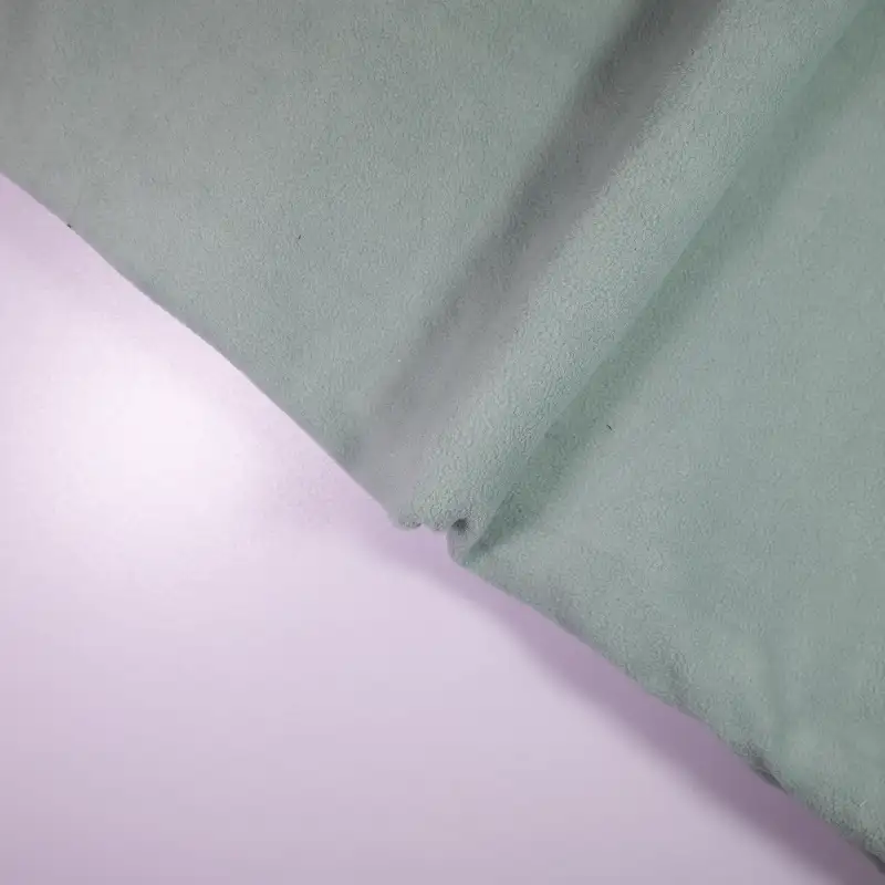 China Fabric for Hoodie,Full-Zipper Cardigan ,Knitted Trousers ,Loungewear Polar Fleece Knit Fabric Polyester Green color buy from China wholesaler bulk order at wholesale price free worldwide shipping Alibaba